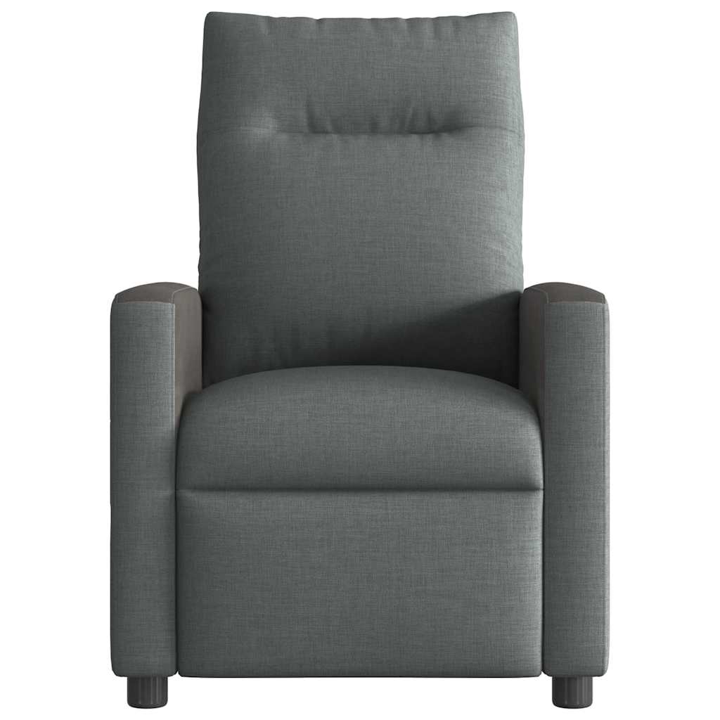 Fauteuil inclinable Gris foncé Tissu - XIOS