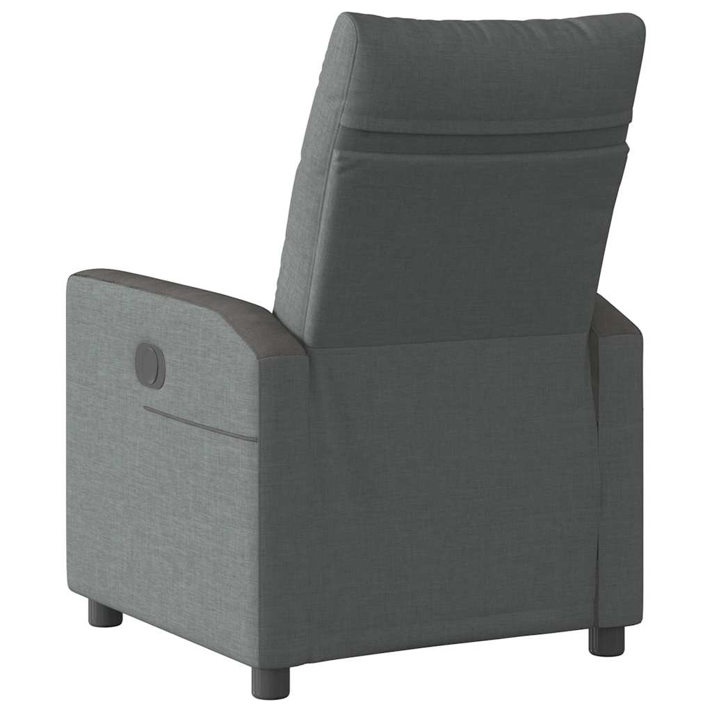 Fauteuil inclinable Gris foncé Tissu - XIOS