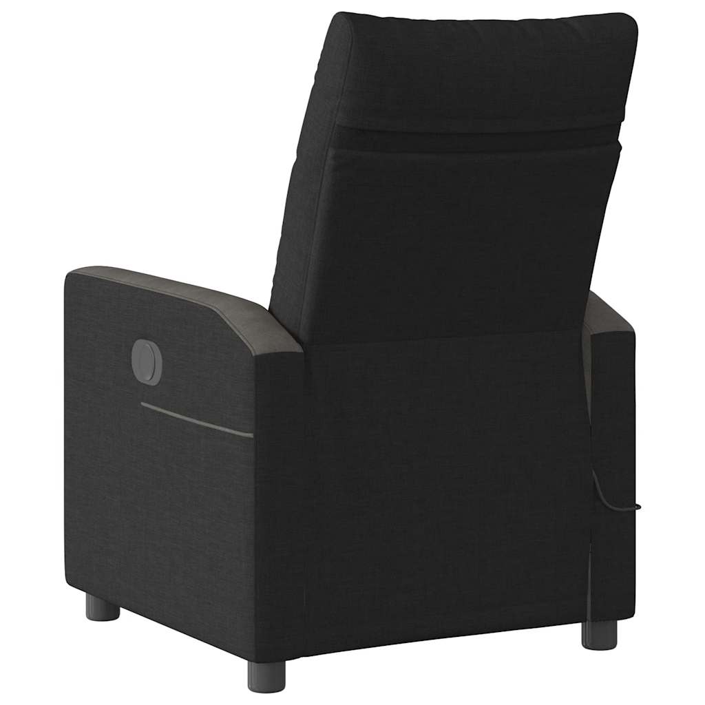 Fauteuil de massage inclinable Noir Tissu - XIOS