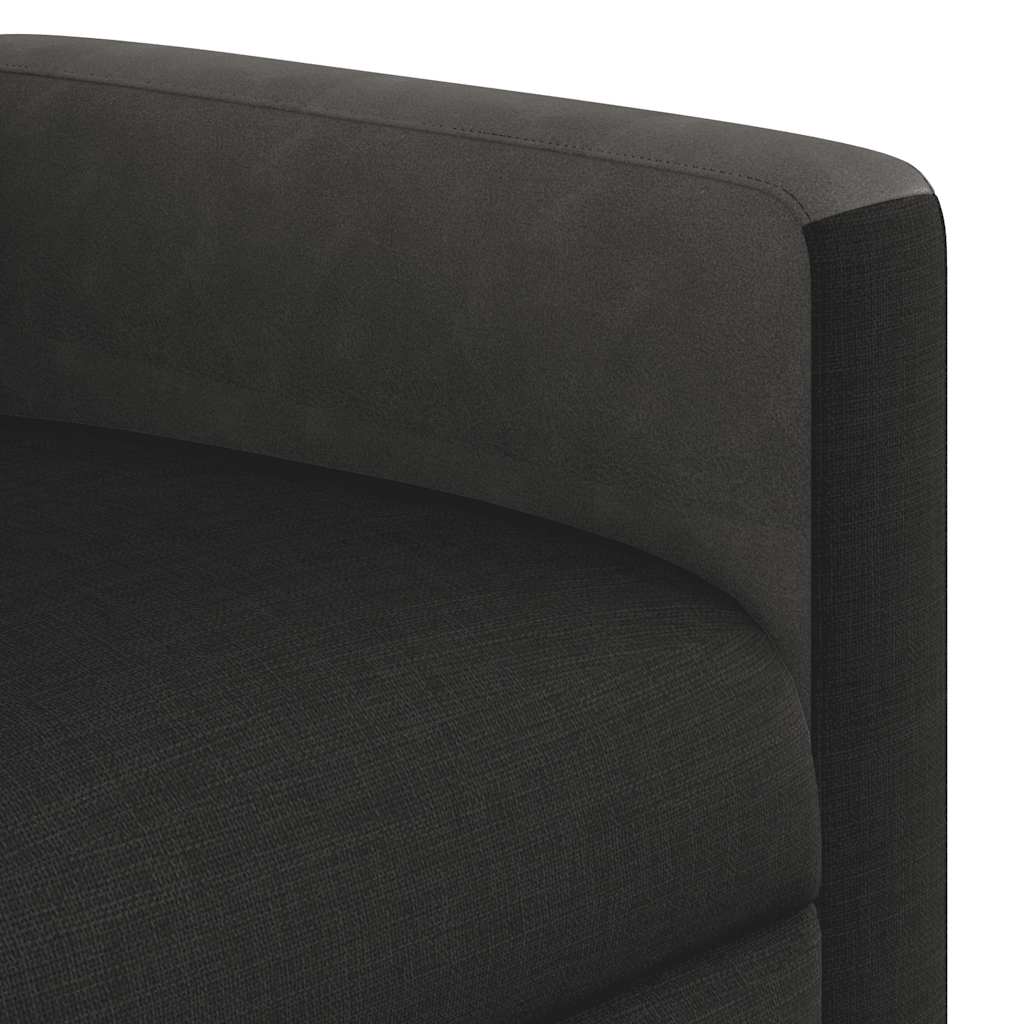 Fauteuil de massage inclinable Noir Tissu - XIOS