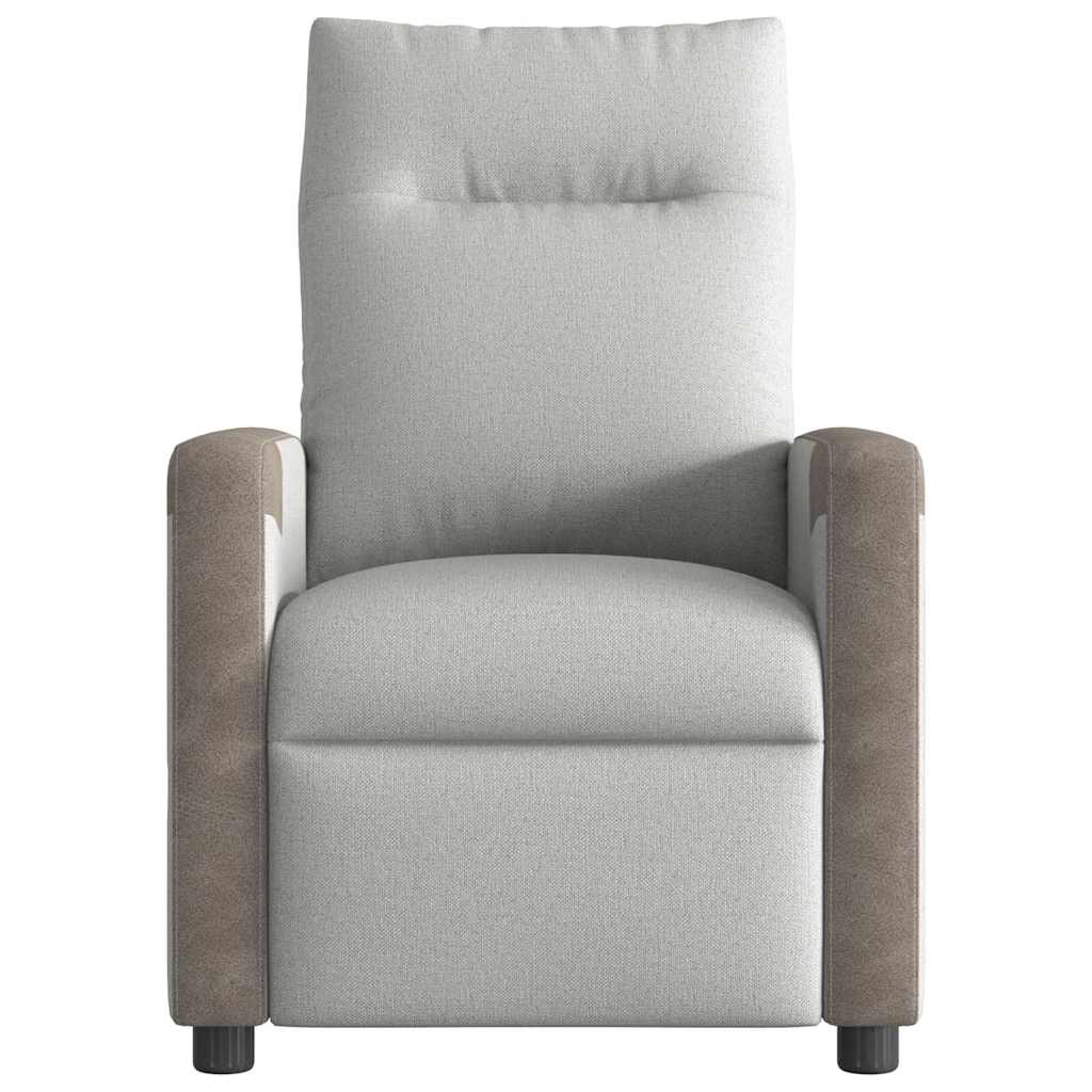 Fauteuil inclinable gris nuage tissu - XIOS