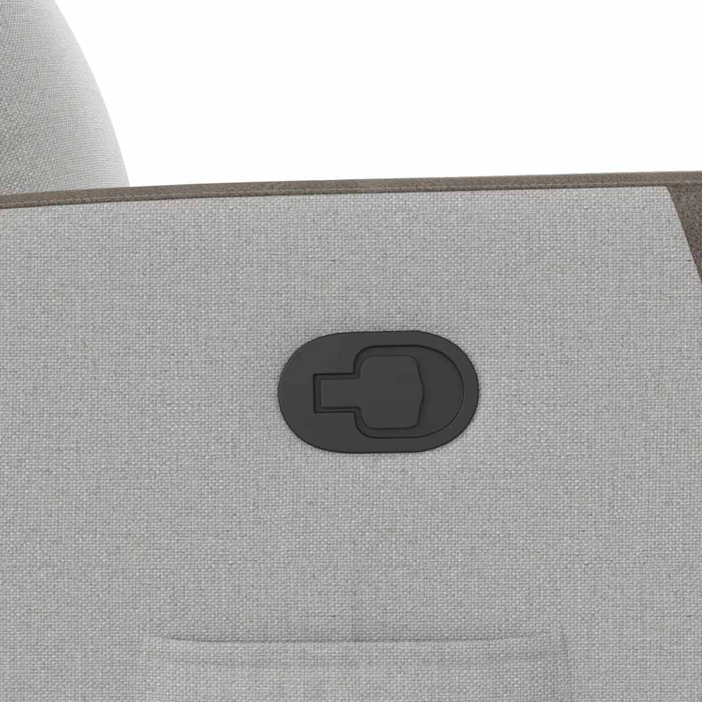 Fauteuil inclinable gris nuage tissu - XIOS