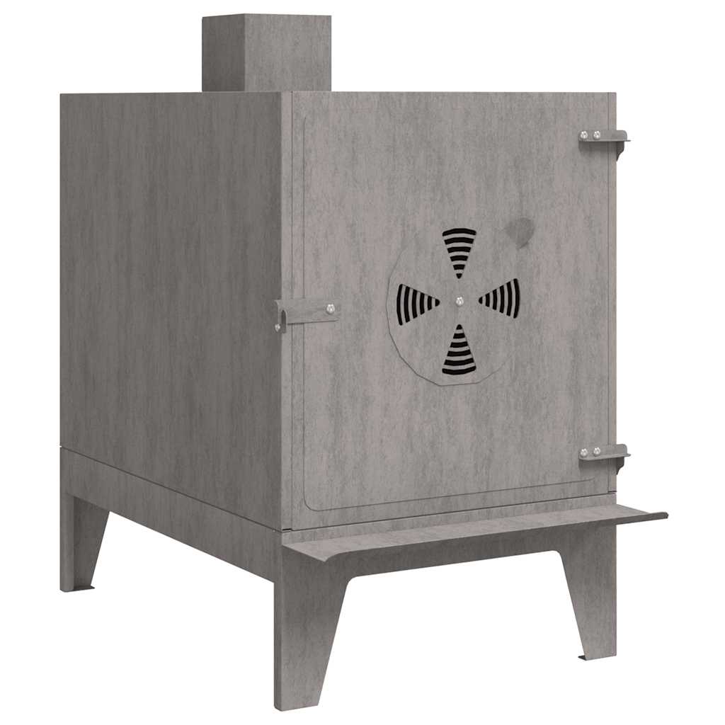 Réchaud de camping 35x50x60 cm acier corten Batterie de cuisine et vaisselle de camping vidaXL
