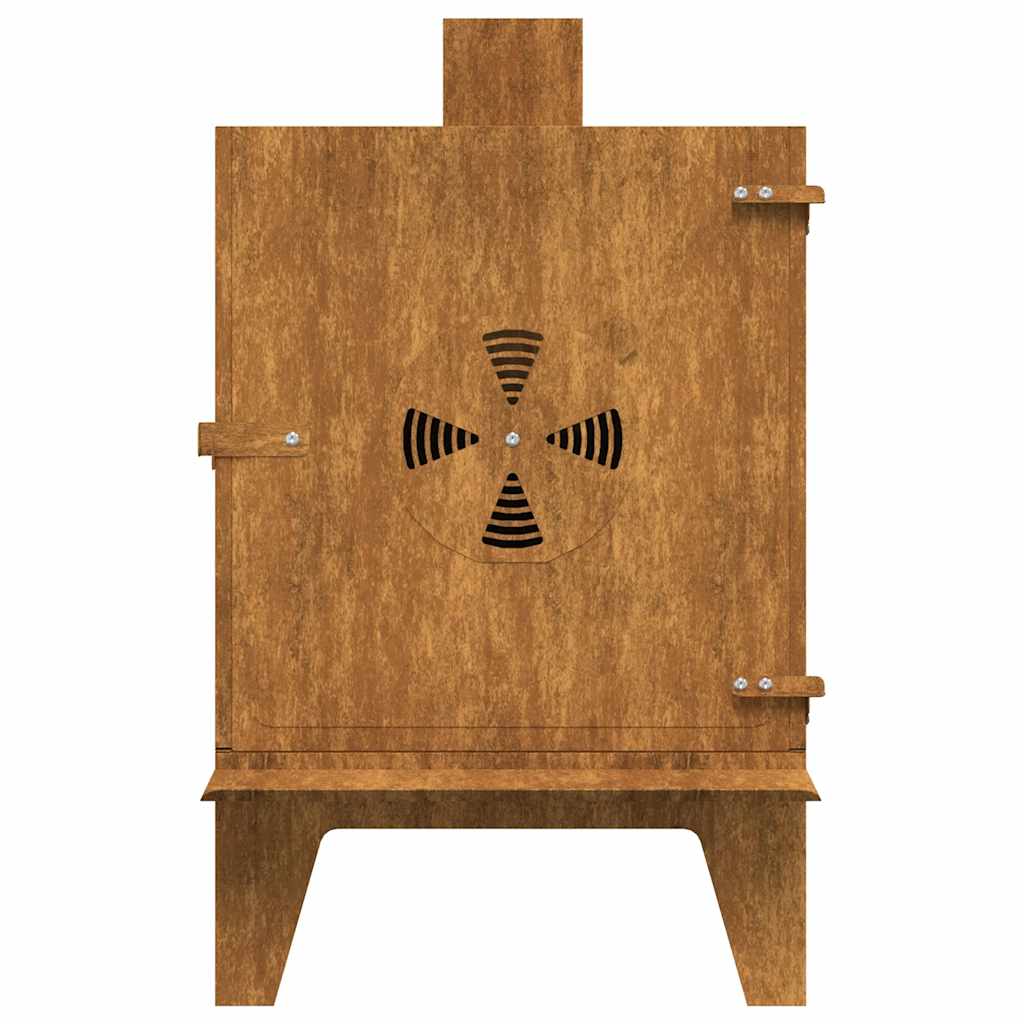 Réchaud de camping 35x50x60 cm acier corten Batterie de cuisine et vaisselle de camping vidaXL