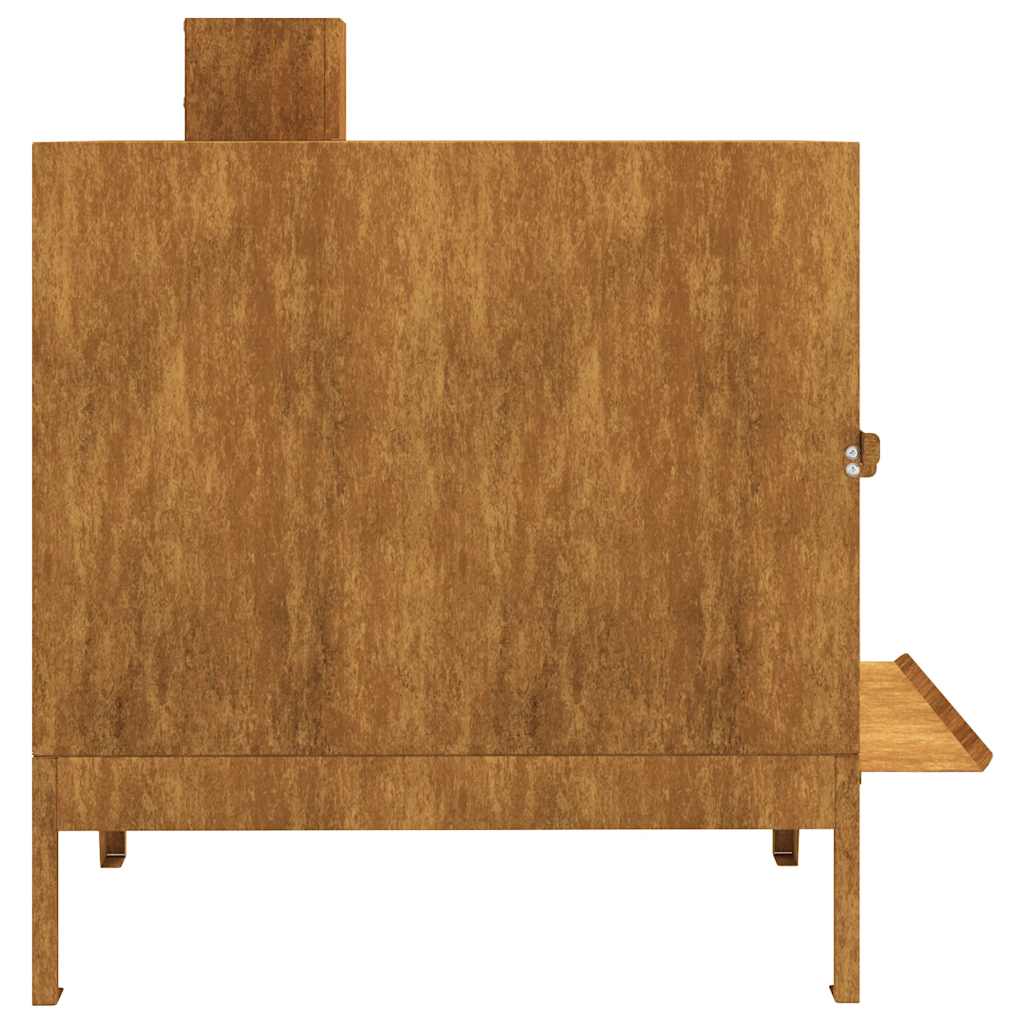 Réchaud de camping 35x50x60 cm acier corten Batterie de cuisine et vaisselle de camping vidaXL