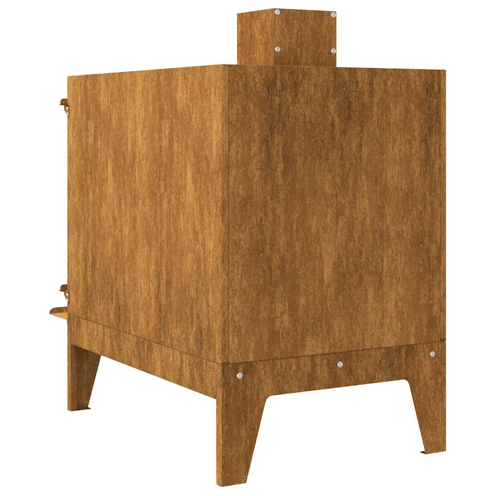 Réchaud de camping 35x50x60 cm acier corten Batterie de cuisine et vaisselle de camping vidaXL