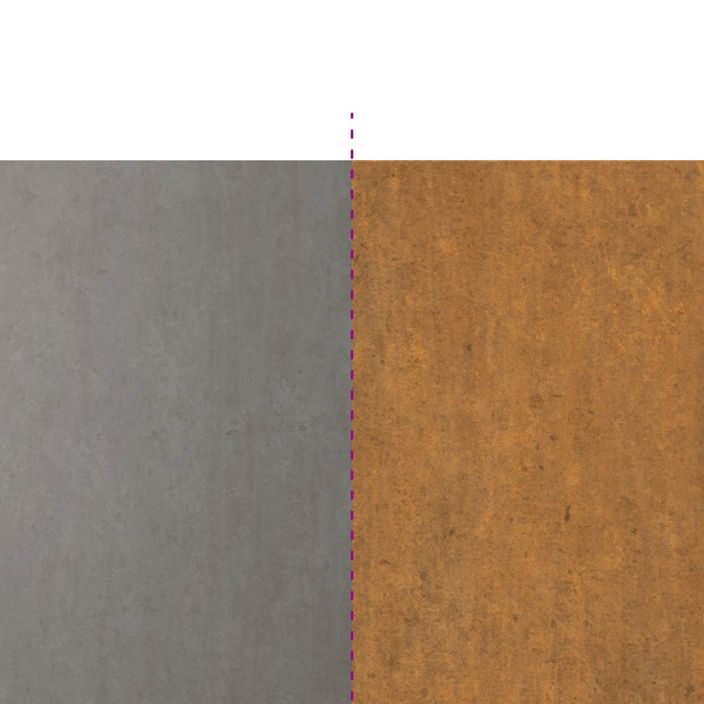 Réchaud de camping 35x50x60 cm acier corten Batterie de cuisine et vaisselle de camping vidaXL