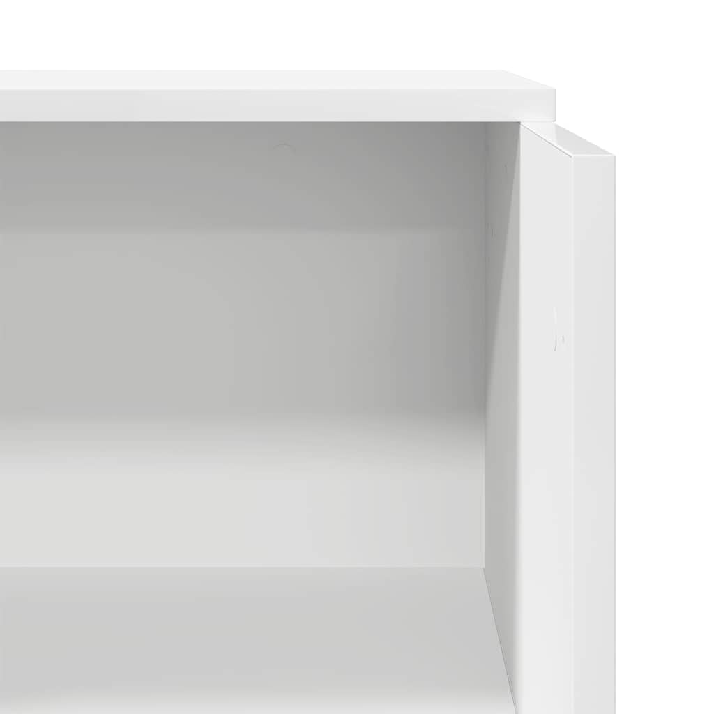 Bureau de réception blanc 55x50x103,5 cm bois d'ingénierie - XIOS