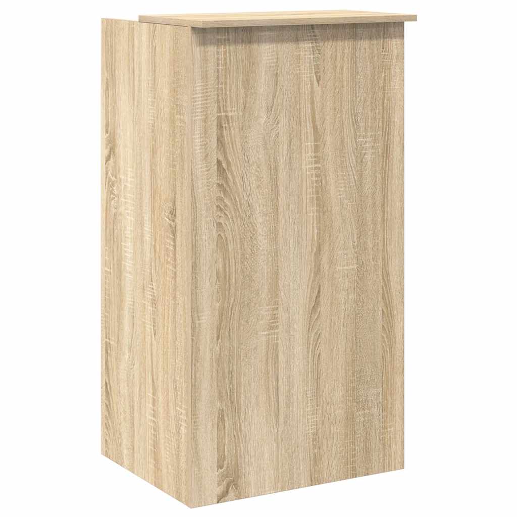 Bureau réception chêne sonoma 55x50x103,5 cm bois d'ingénierie - XIOS