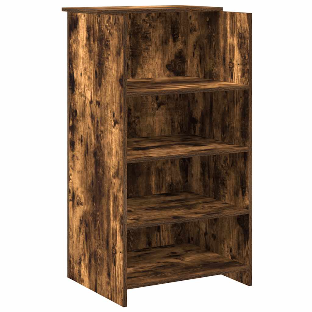 Bureau de réception chêne fumé 55x50x103,5 cm bois d'ingénierie - XIOS