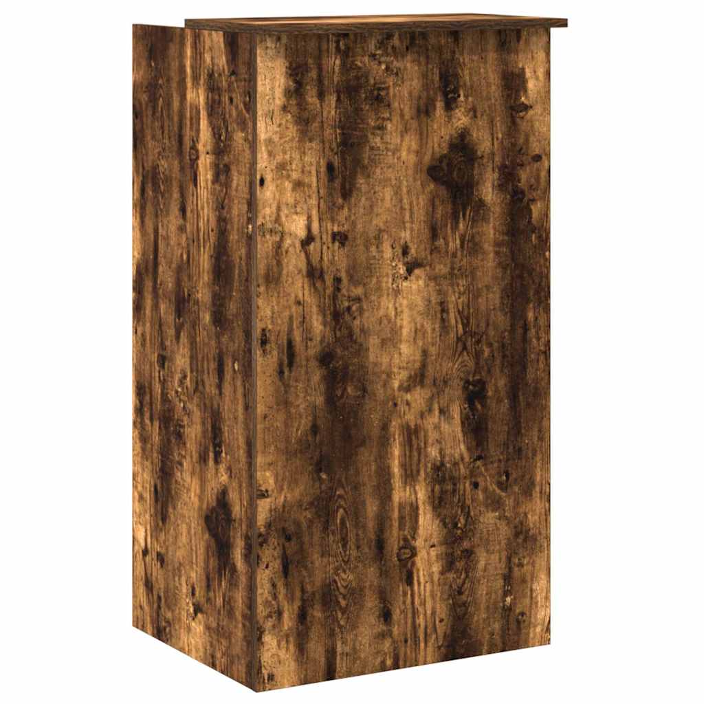 Bureau de réception chêne fumé 55x50x103,5 cm bois d'ingénierie - XIOS