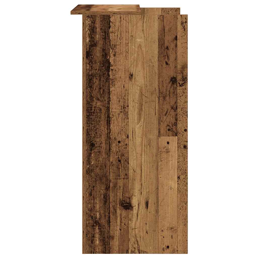 Bureau de réception vieux bois 55x50x103,5 cm bois d'ingénierie - XIOS