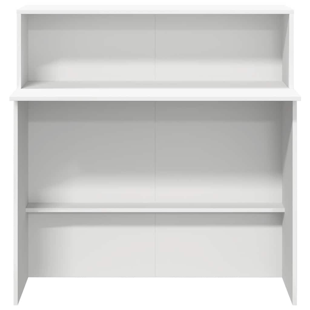 Bureau de réception Blanc 100x50x103,5 cm Bois d'ingénierie - XIOS