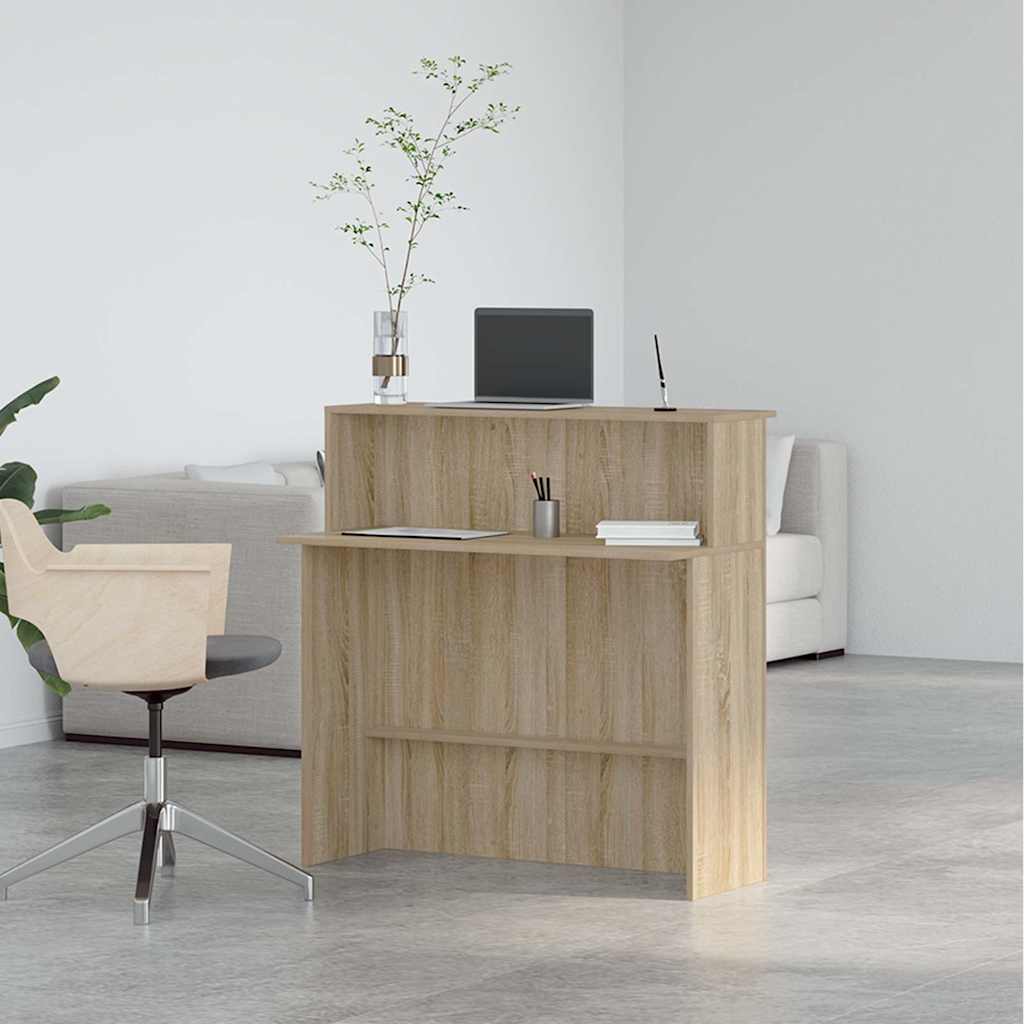 Bureau de réception Chêne Sonoma 100x50x103,5 cm Bois d'ingénierie - XIOS