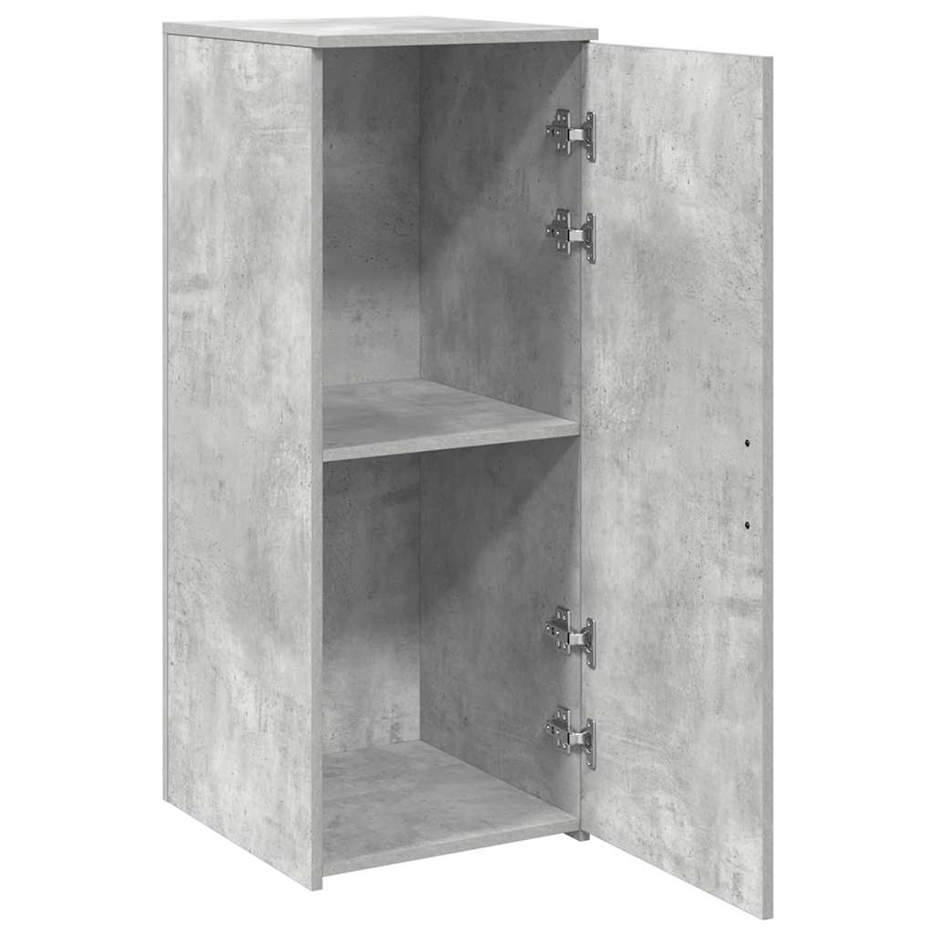 Armoire de rangement gris béton 40x45x103,5cm bois d'ingénierie