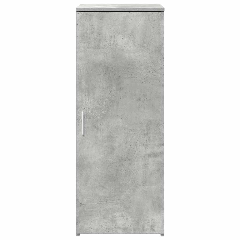 Armoire de rangement gris béton 40x45x103,5cm bois d'ingénierie