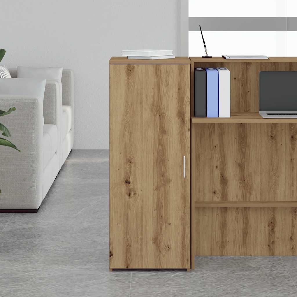 Armoire rangement chêne artisanal 40x45x103,5cm bois ingénierie