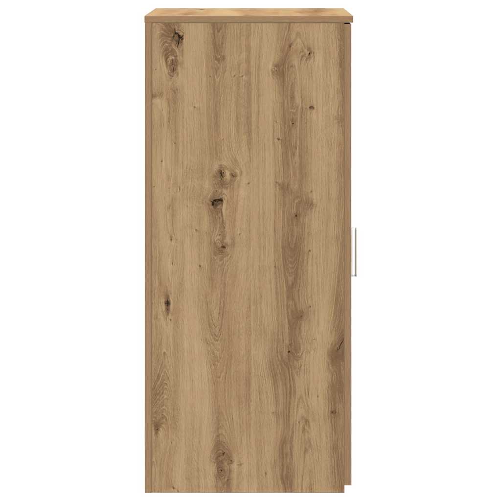 Armoire rangement chêne artisanal 40x45x103,5cm bois ingénierie