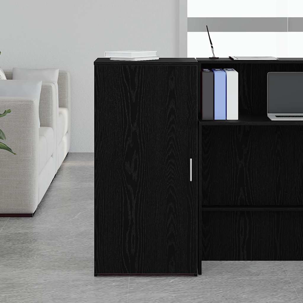 Armoire de rangement Noir 50x45x103,5 cm Bois d'ingénierie - XIOS