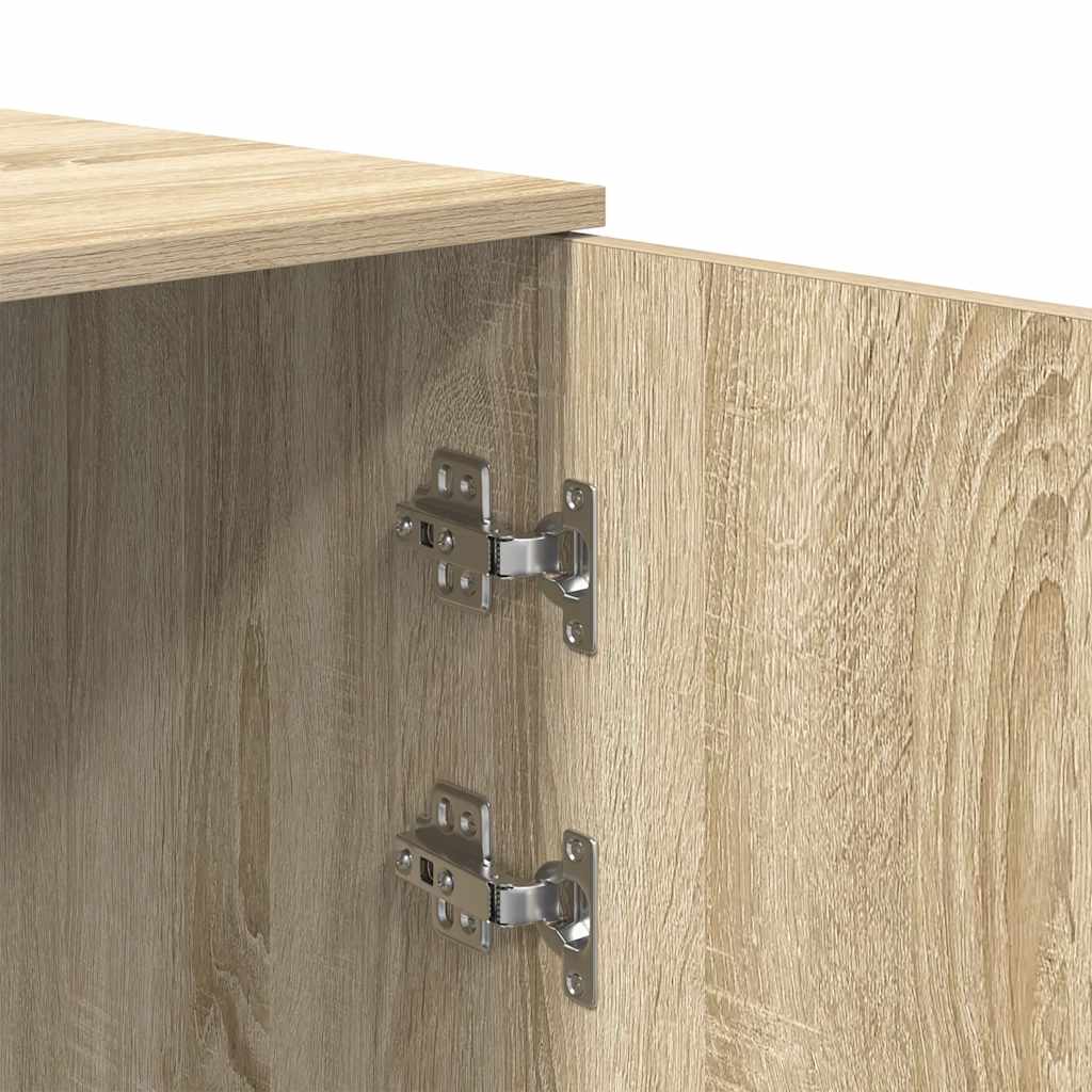 Armoire rangement chêne sonoma 50x45x103,5 cm bois d'ingénierie - XIOS