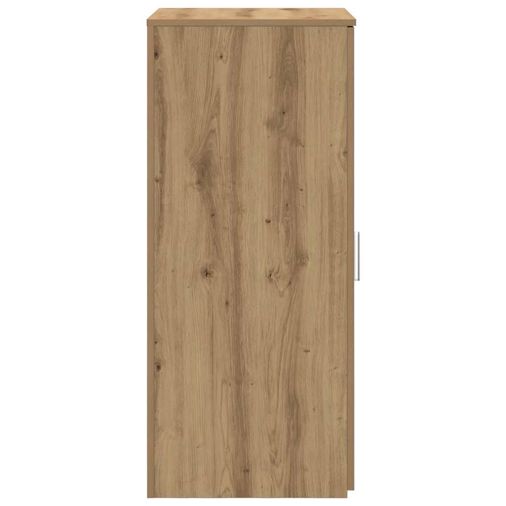 Armoire rangement chêne artisanal 50x45x103,5cm bois ingénierie