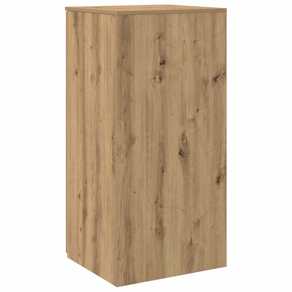 Armoire rangement chêne artisanal 50x45x103,5cm bois ingénierie