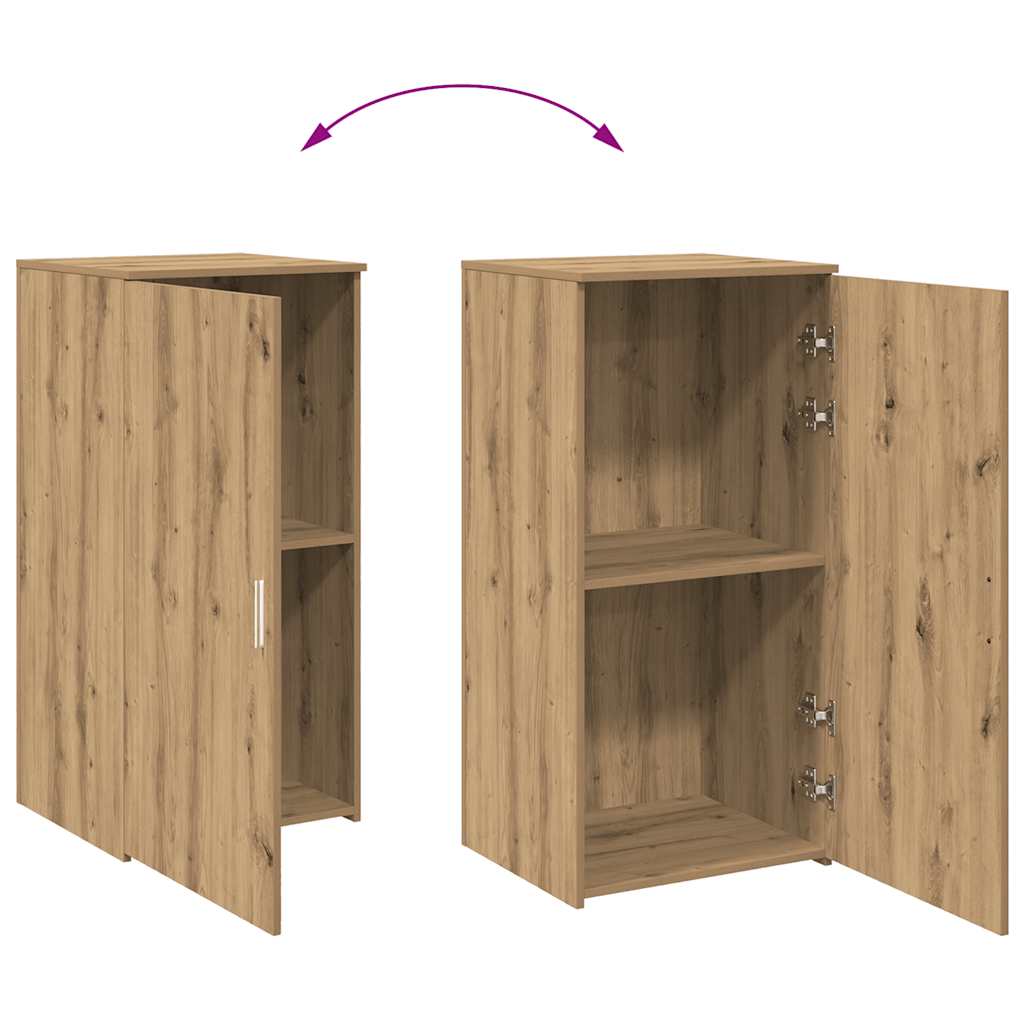 Armoire rangement chêne artisanal 50x45x103,5cm bois ingénierie