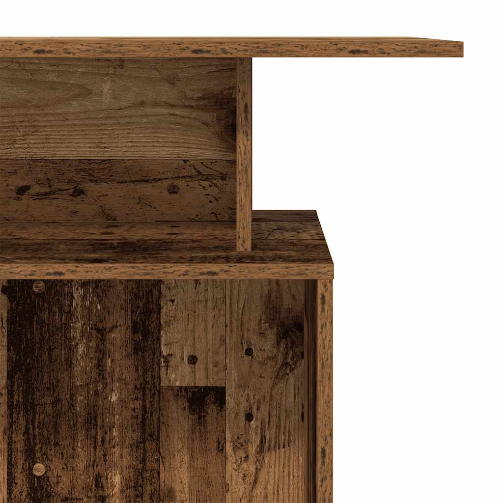 Bureau de réception vieux bois 100x40x104 cm bois d'ingénierie - XIOS
