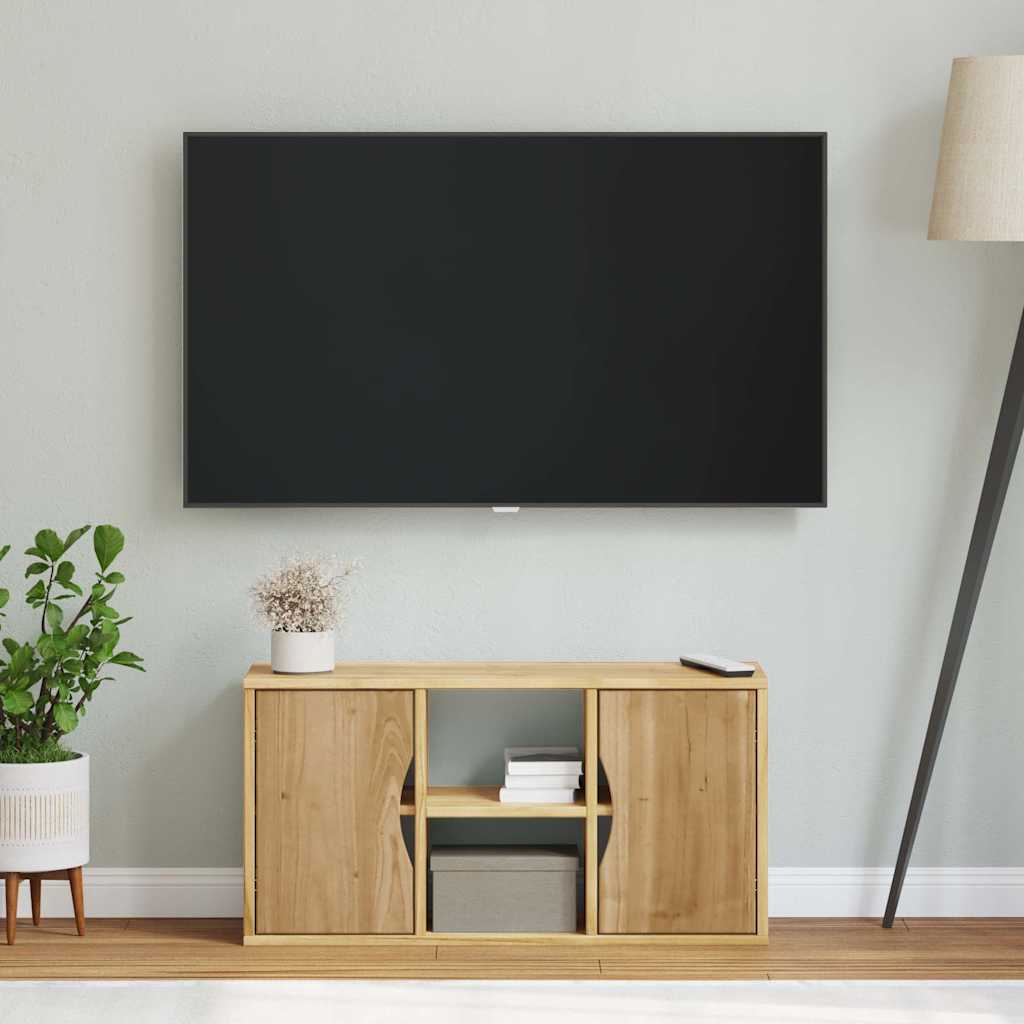 Meuble TV ODDA 79x24x40 cm bois massif pin Meubles TV vidaXL