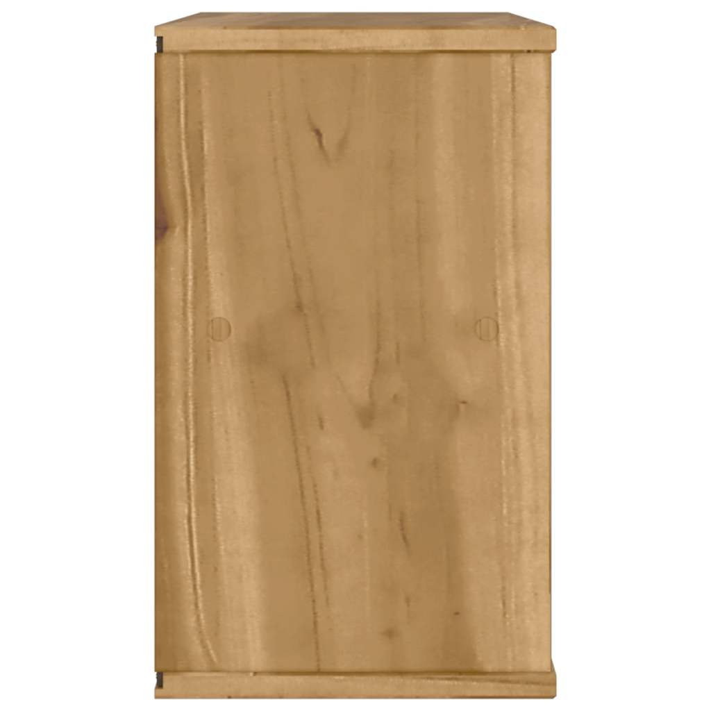 Meuble TV ODDA 79x24x40 cm bois massif pin Meubles TV vidaXL