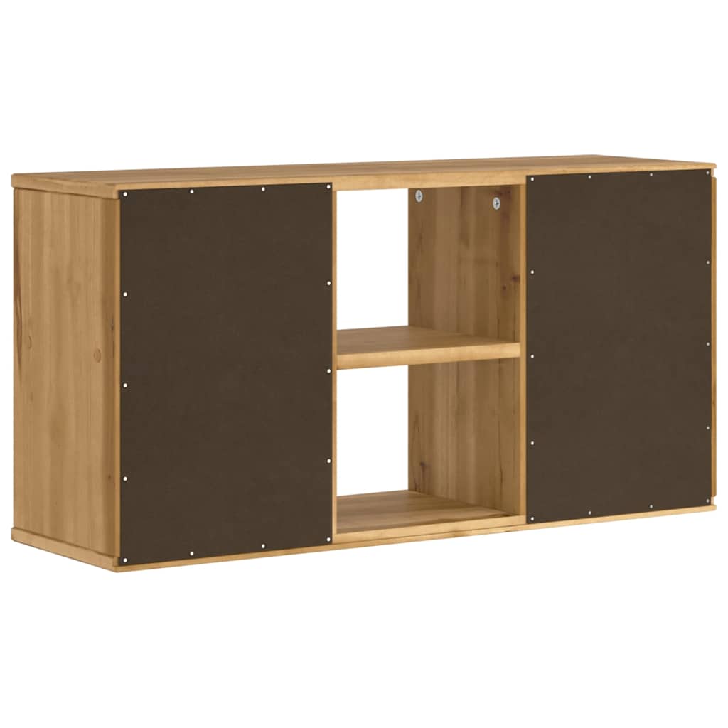 Meuble TV ODDA 79x24x40 cm bois massif pin Meubles TV vidaXL