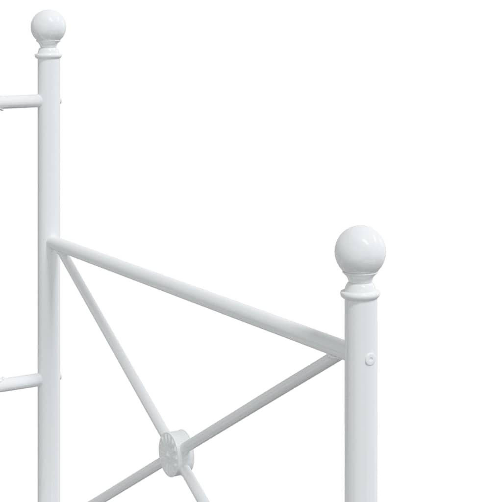 Lit de repos sans matelas blanc 90x200 cm acier - XIOS