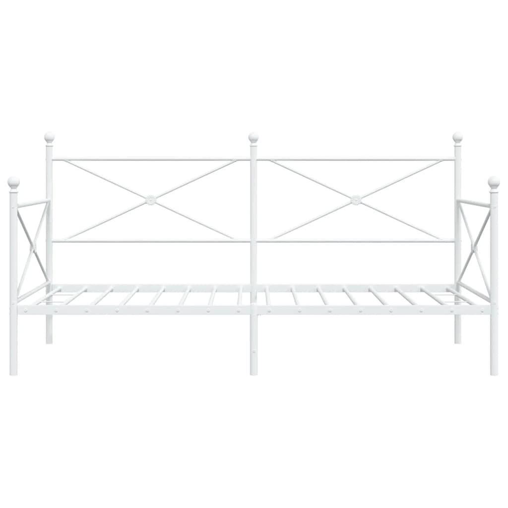 Lit de repos sans matelas blanc 107x203 cm acier - XIOS