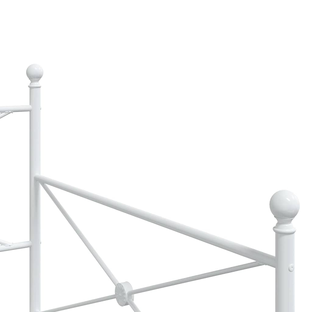 Lit de repos sans matelas blanc 107x203 cm acier - XIOS