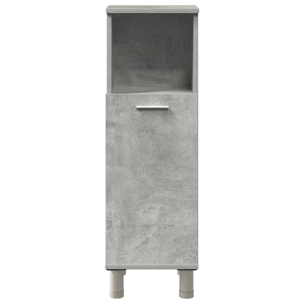 Ensemble de meubles de salle de bain 4 pcs gris béton