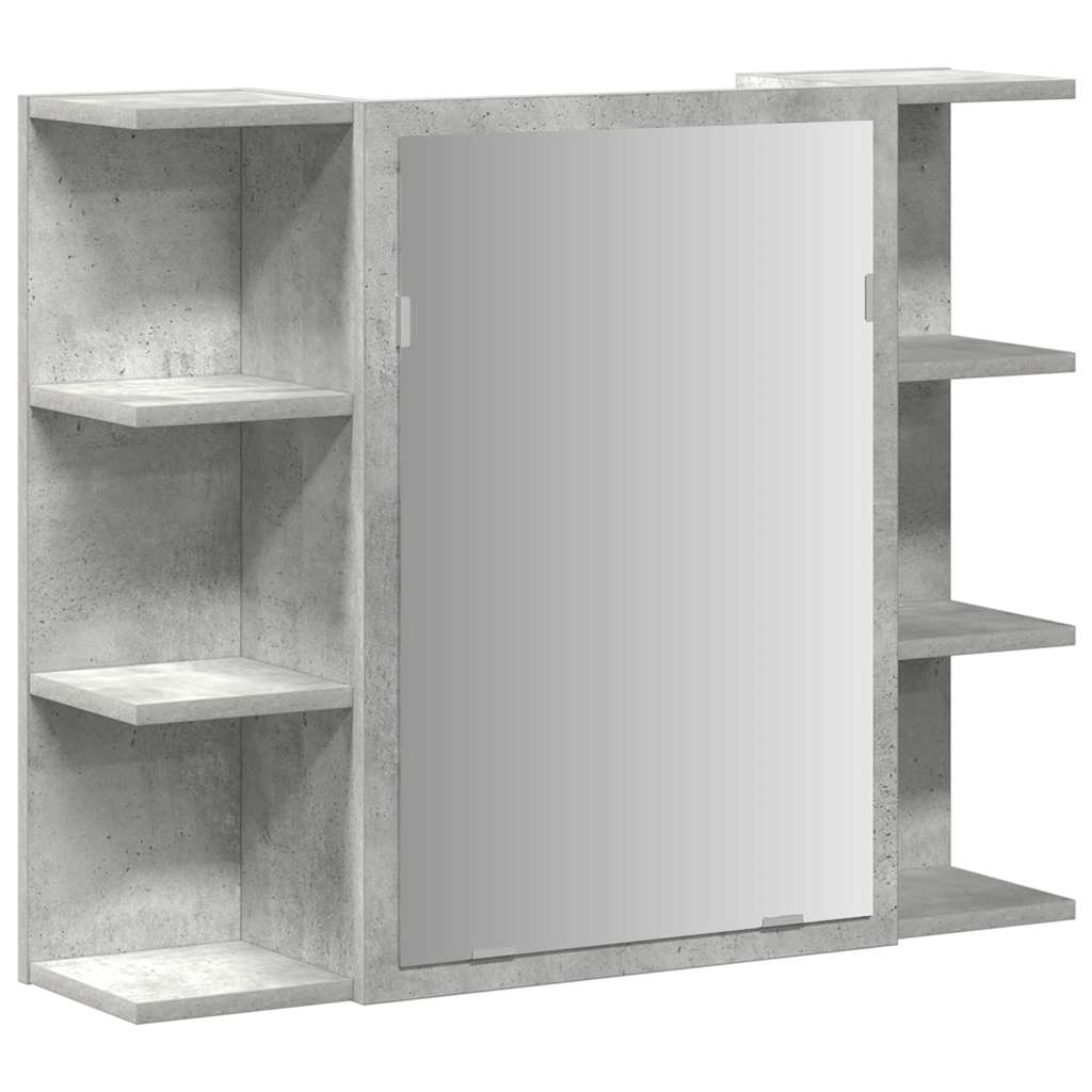 Ensemble de meubles de salle de bain 3 pcs gris béton