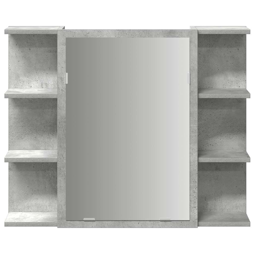 Ensemble de meubles de salle de bain 3 pcs gris béton