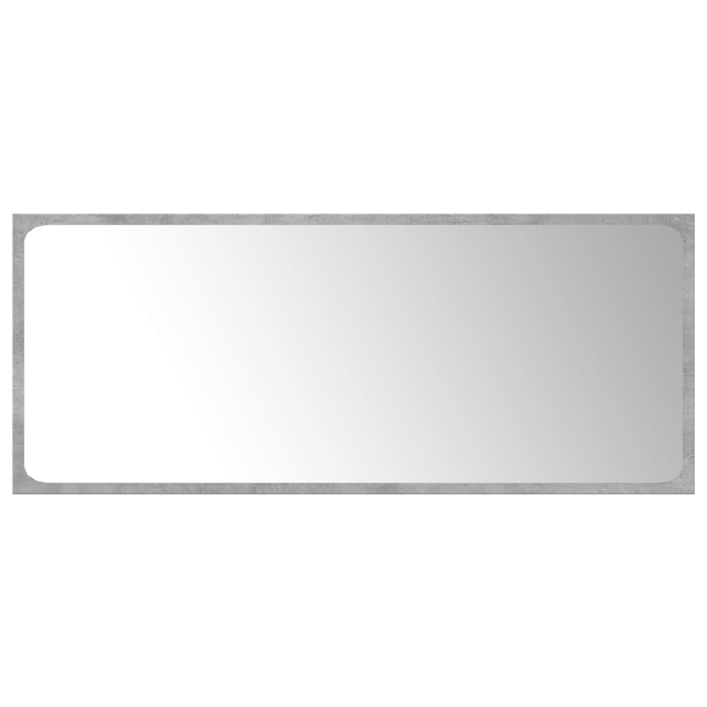 Ensemble de meubles de salle de bain 4 pcs gris béton