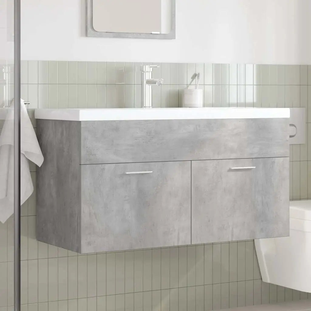 Armoire lavabo de salle de bain avec bassin intégré et robinet - XIOS