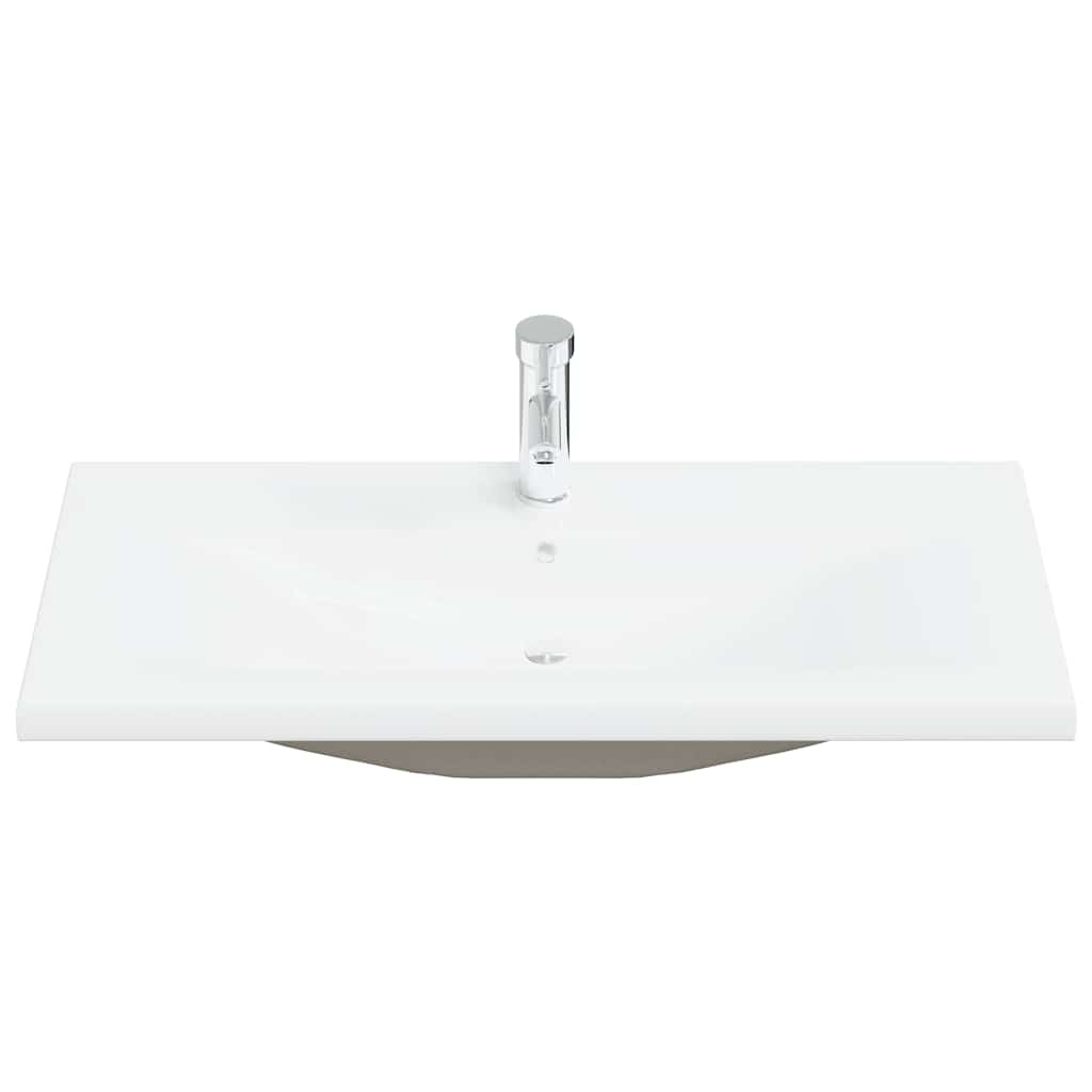 Ensemble de meubles de salle de bain 5 pcs gris béton