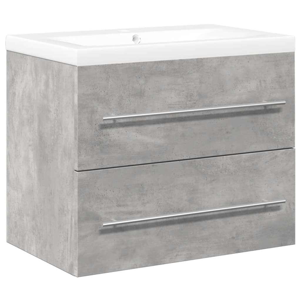 Ensemble de meubles de salle de bain 2 pcs gris béton - XIOS