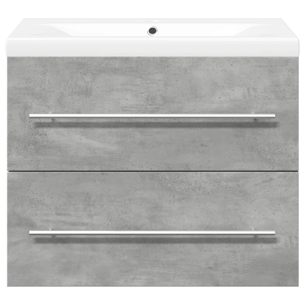 Ensemble de meubles de salle de bain 2 pcs gris béton - XIOS