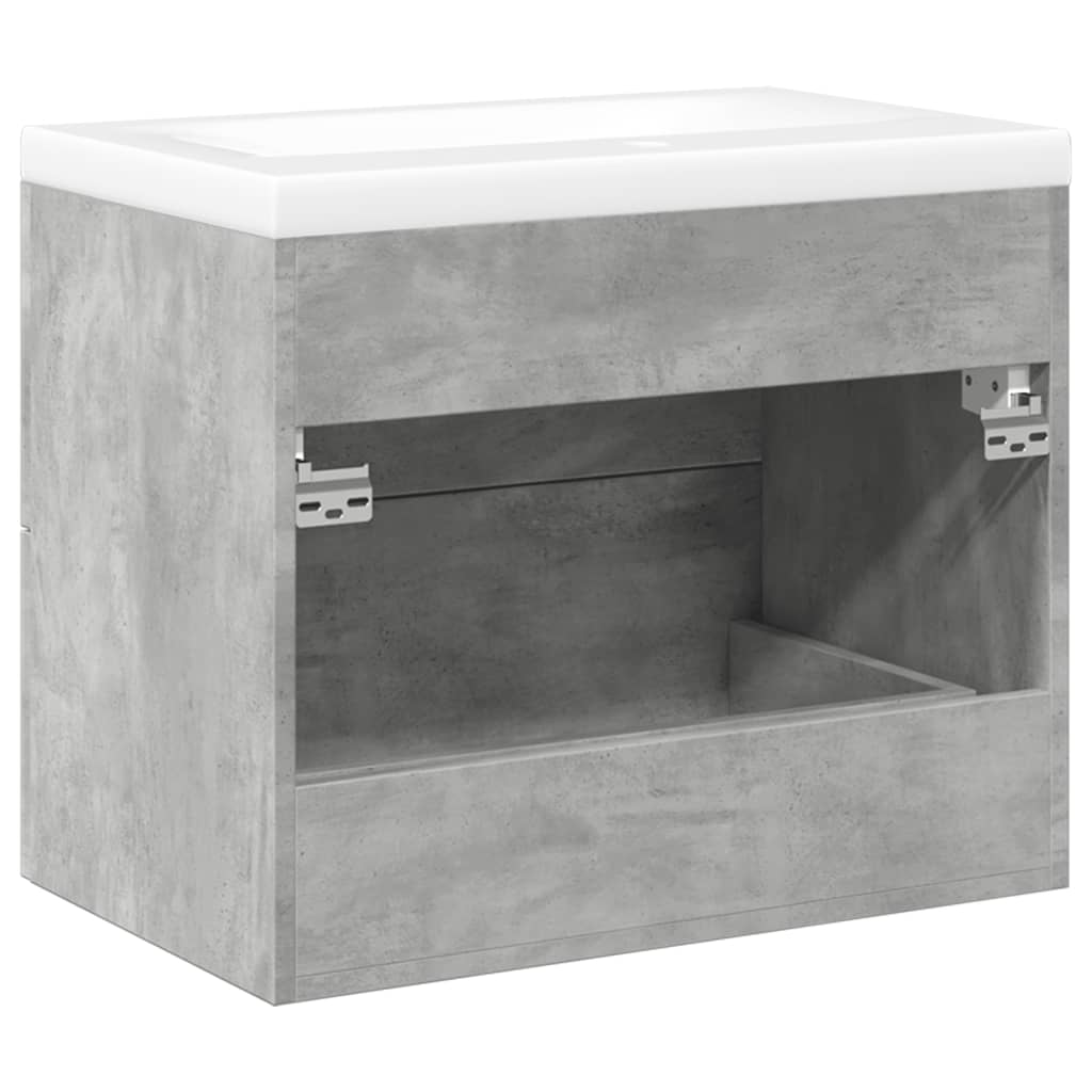 Ensemble de meubles de salle de bain 2 pcs gris béton - XIOS