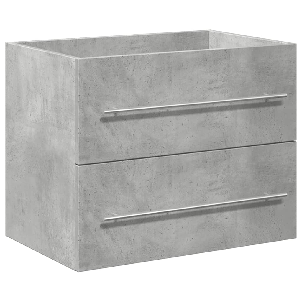 Ensemble de meubles de salle de bain 2 pcs gris béton - XIOS