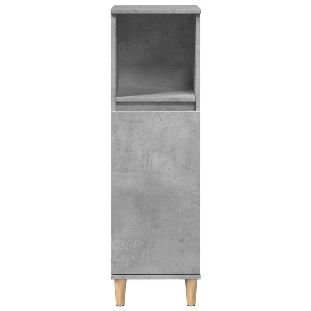Ensemble de meubles de salle de bain 3 pcs gris béton