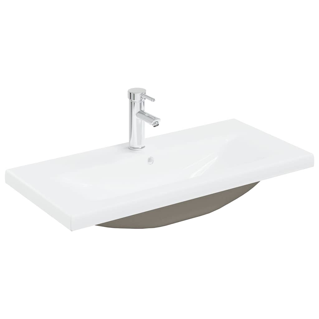 Ensemble de meubles de salle de bain 2 pcs chêne sonoma