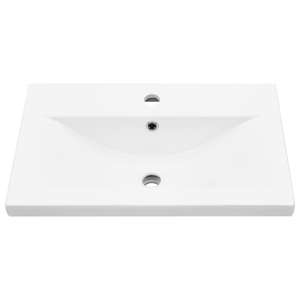 Ensemble de meubles de salle de bain 4 pcs chêne sonoma