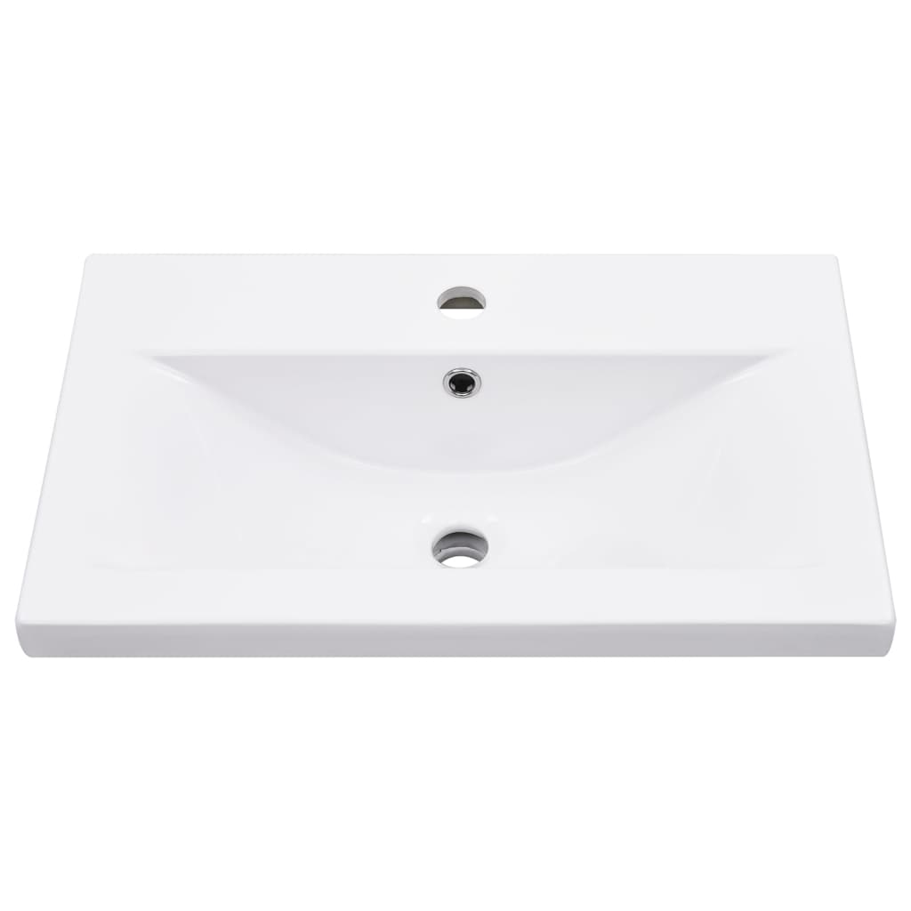 Ensemble de meubles de salle de bain 5 pcs chêne sonoma