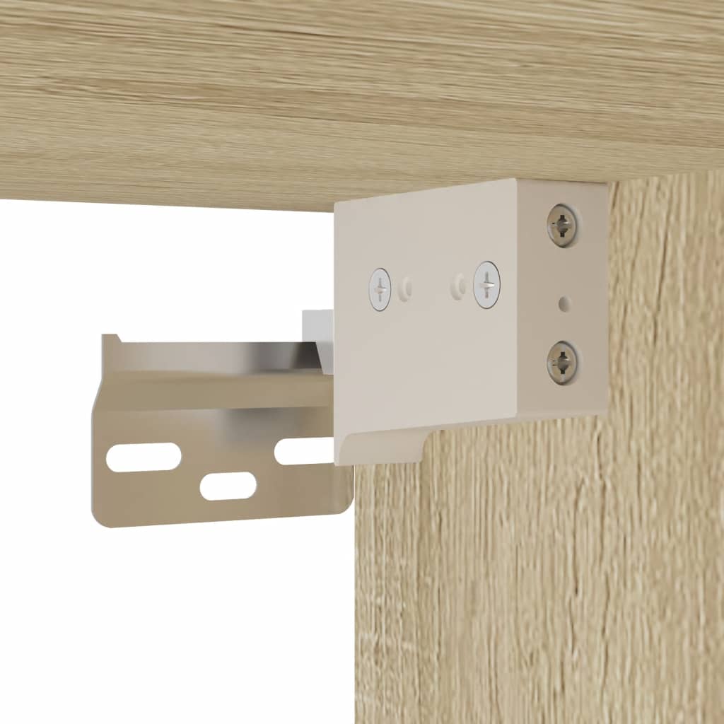 Ensemble de meubles de salle de bain 5 pcs chêne sonoma