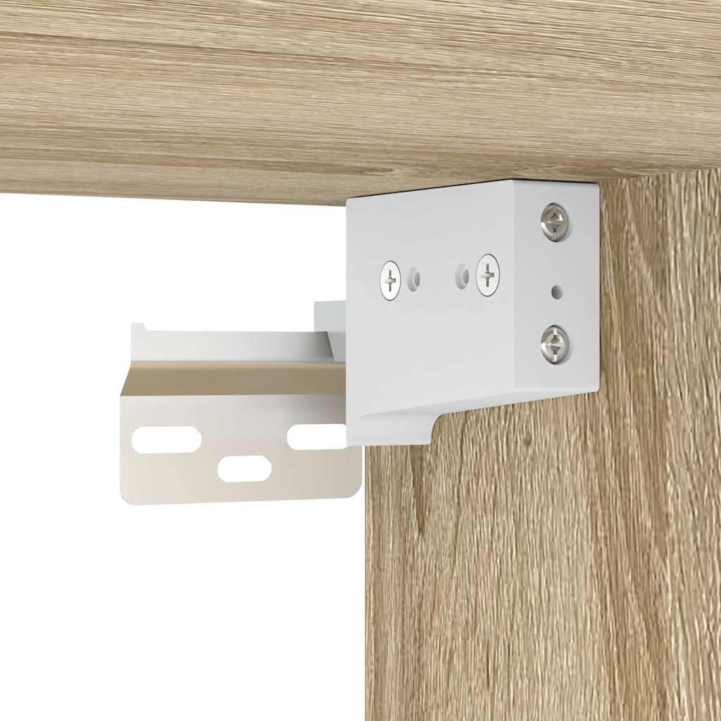 Ensemble de meubles de salle de bain 5 pcs chêne sonoma